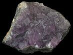 Cubic, Purple Fluorite Crystal Cluster - China #33710-1